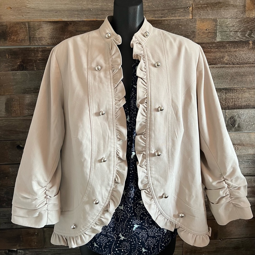 Beige Cato Jacket size 14/16